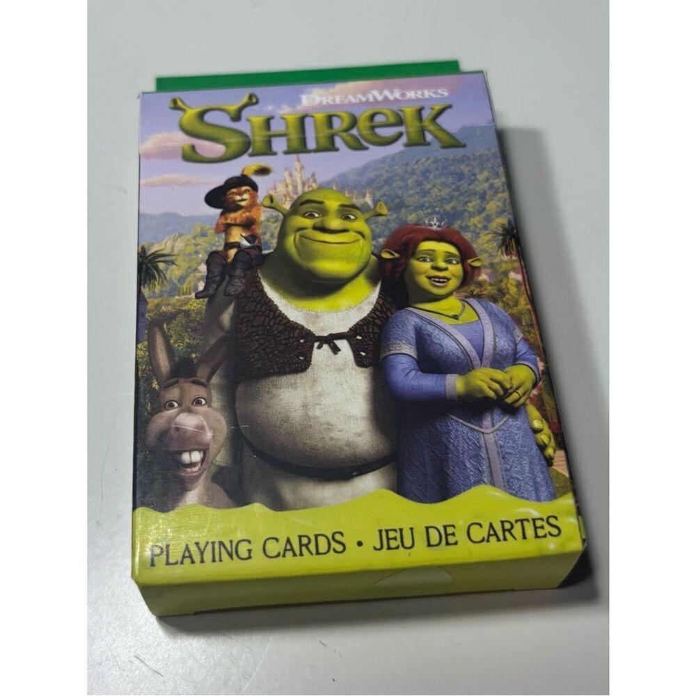 New DreamWorks Shrek Playing Cards - Green Character Deck